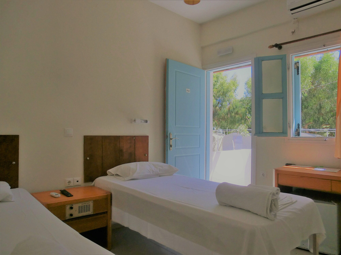 Bedroom 4, Santorini Camping Rooms, South Aegean