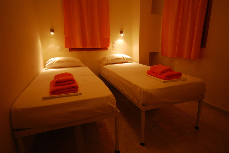 Bedroom 5, Santorini Camping Rooms, South Aegean