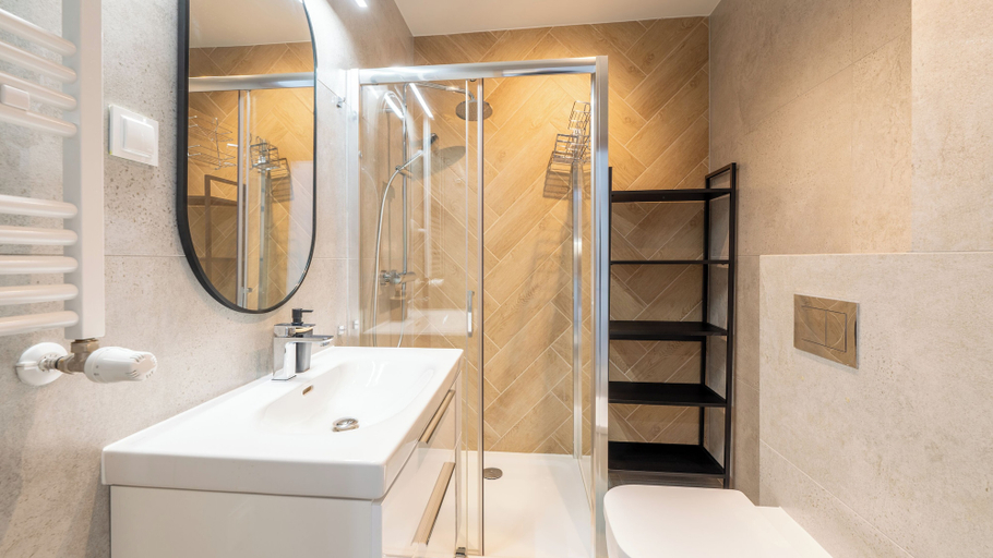 Bathroom 3, Apartamenty Sun & Snow Panorama Karkonoszy, Jelenia Góra