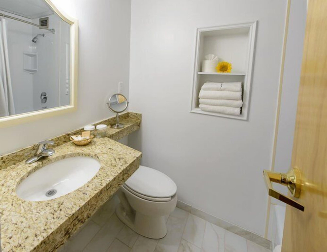 Bathroom 5, Norwalk Inn & Conference Center, Fairfield