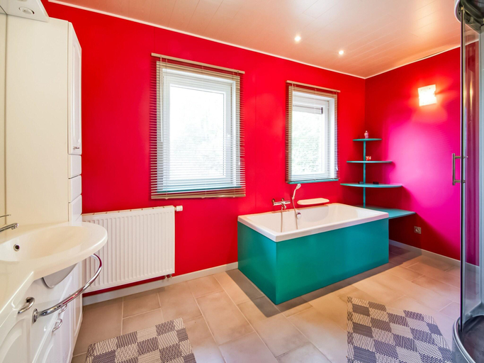 Bathroom 2, Holiday house with sauna and terrace, Luxembourg
