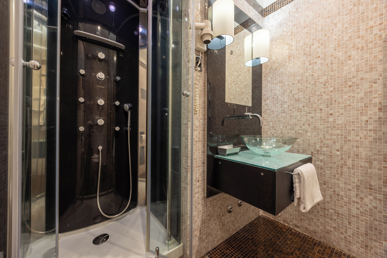 Bathroom 4, Al Viminale Hill Inn & Hotel, Rome
