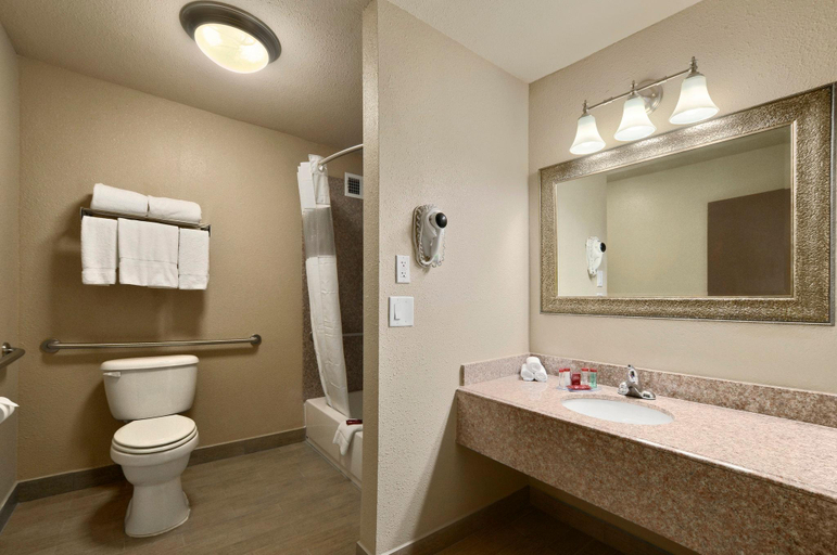 Bathroom 4, Ramada by Wyndham Houston Intercontinental Airpt S, Houston