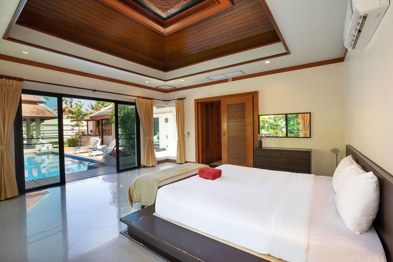 Bedroom 3, Boutique 3BR Pool Villa Bianca NaiHarn, Pulau Phuket
