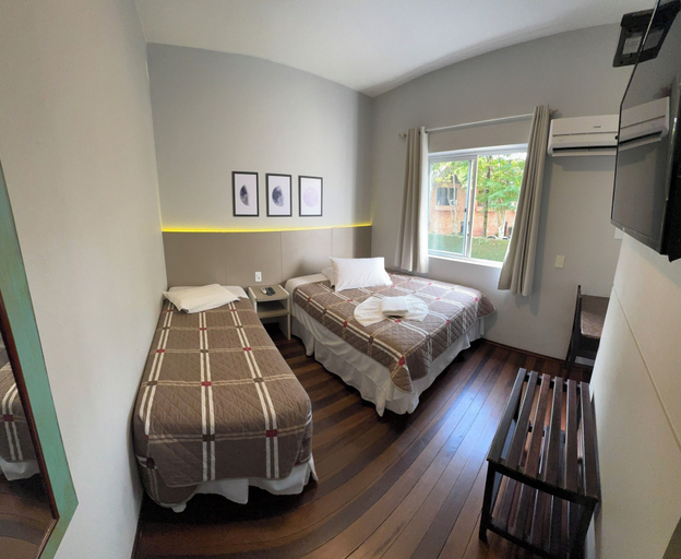 Bedroom 3, Hotel Hermann, Blumenau