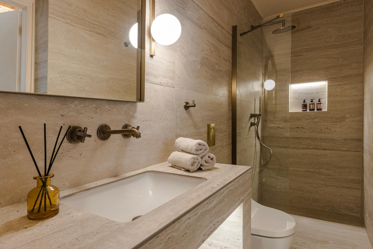 Bathroom 4, New Entheos Private Villa with sea views and pool, Ionian Islands