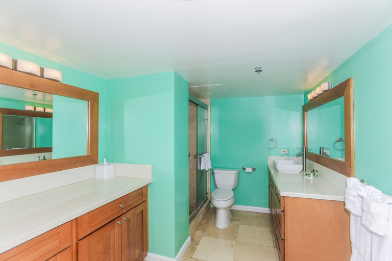 Bathroom, Ilikai Tower 1934 Condo with Fully Equipped Kitchen - Great for longer stays! by RedAwning, Honolulu