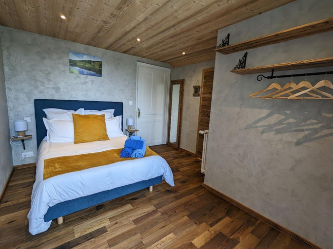 Bedroom, Chambre Gentiane - 2 Lits Doubles & Sauna, Ideale Famille, Vosges