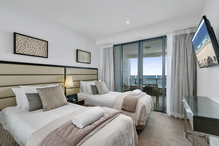 Bedroom 4, Soul Beachfront Apartments - HR Surfers Paradise, Gold Coast