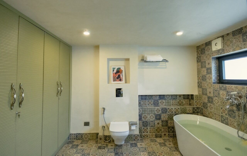 Bathroom 4, Villa Anjuna By Akama Stays, North Goa