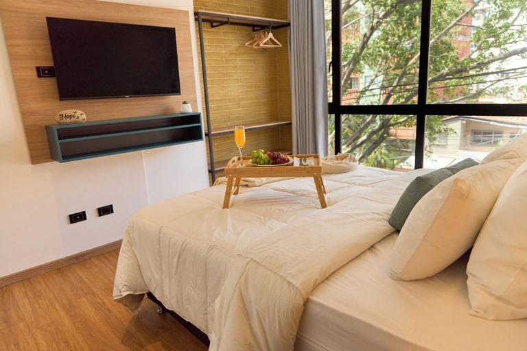 Bedroom 3, Rosa Negra Retreat Cozy Stadio Aparta-suite, Medellín