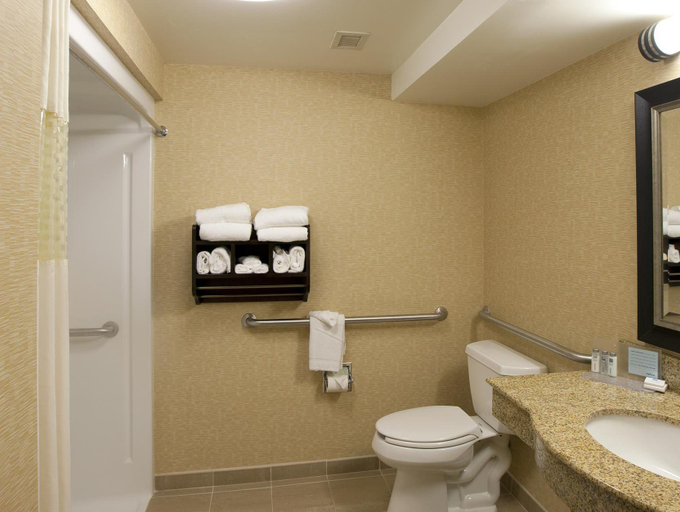 Bathroom 3, Hampton Inn Lexington Park, Saint Mary's