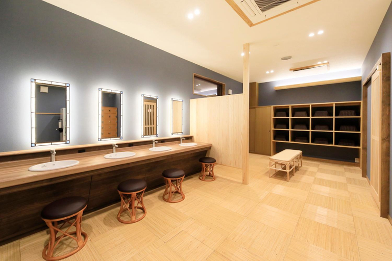Bathroom 5, Kamiyamada Hotel, Chikuma