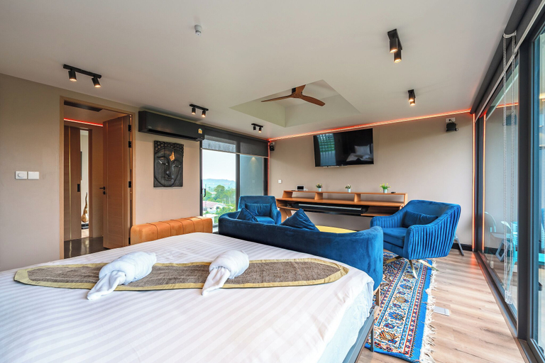 Bedroom 3, Beautiful Sea View Full Smart House 3BR, Pulau Phuket