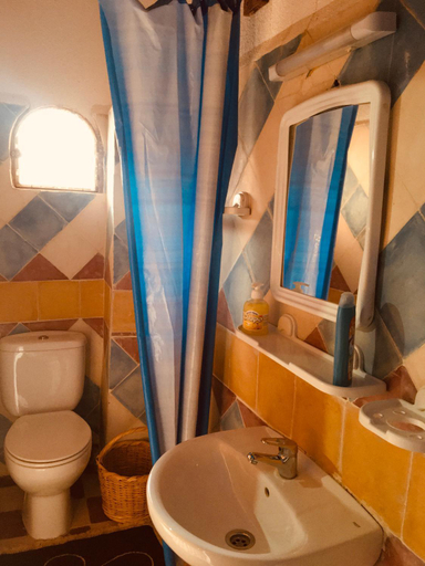 Bathroom 3, Hotel panoramique de la vallee, Ouarzazate