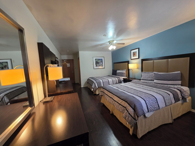 Bedroom 3, Shenstone Motor Inn, Grey