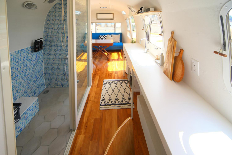 Bedroom, Holly Camp Airstream Villa Amami, Amami