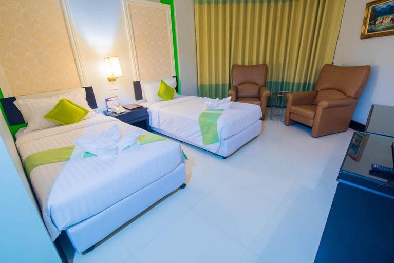 Bedroom 3, Asawann Hotel, Muang Nong Khai