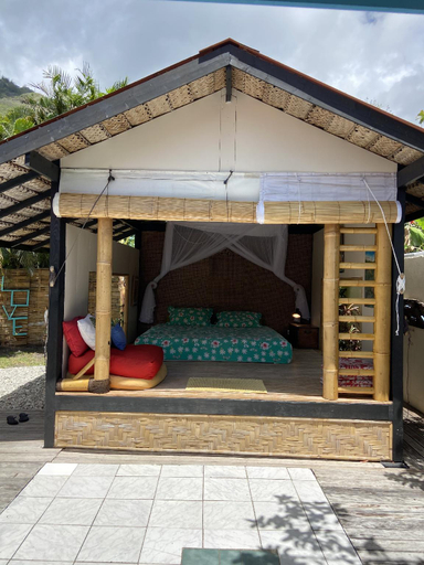 Bedroom 2, Fare Bamboo avec PALAPA et piscine partagée