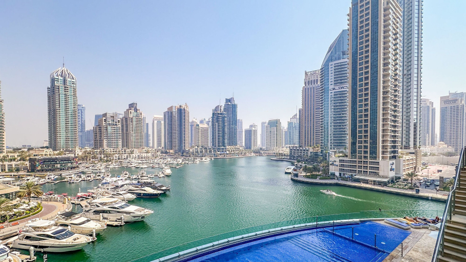 Exterior & Views 2, Iconic Marina Stay Cayan Tower 2BR, Dubai