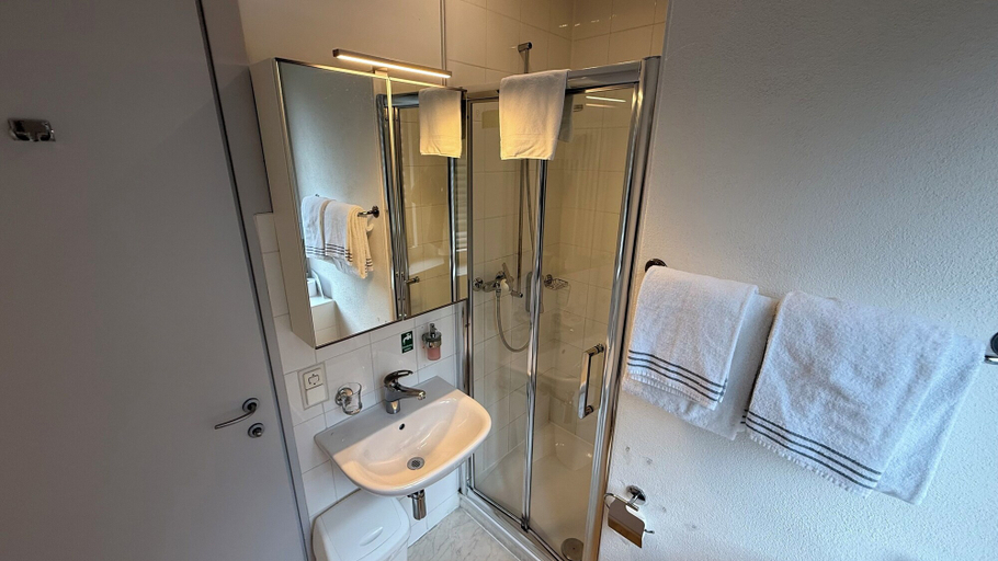Bathroom 5, Hotel San Carlo, Lugano