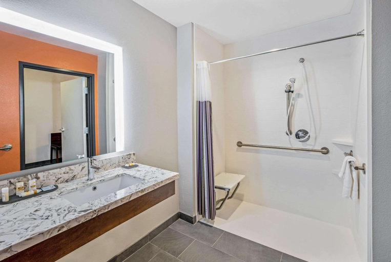 Bathroom 4, La Quinta Inn & Suites by Wyndham Waco Downtown - Baylor, McLennan