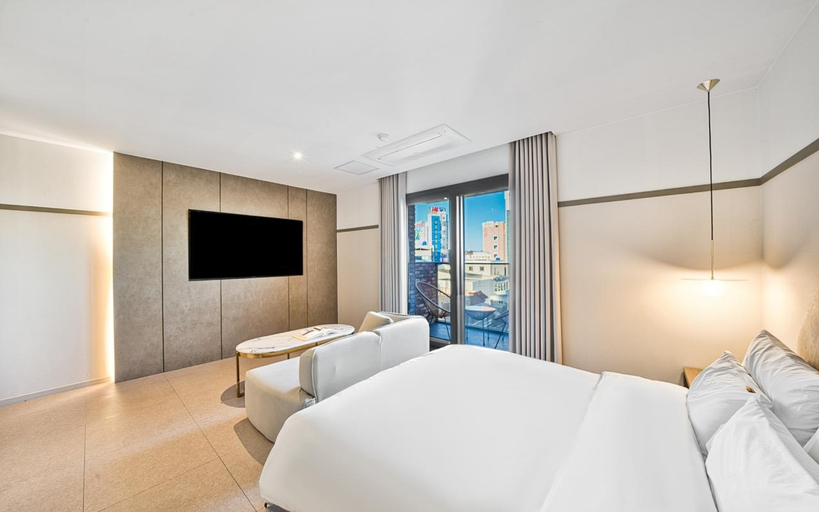 Bedroom 2, Pohang Brown Dot Terrace Pohang Terminal branch, Pohang
