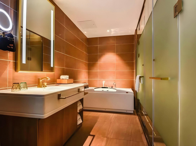 Bathroom 3, James Joyce Coffetel Shijiazhuang Railway Station West Square, Shijiazhuang