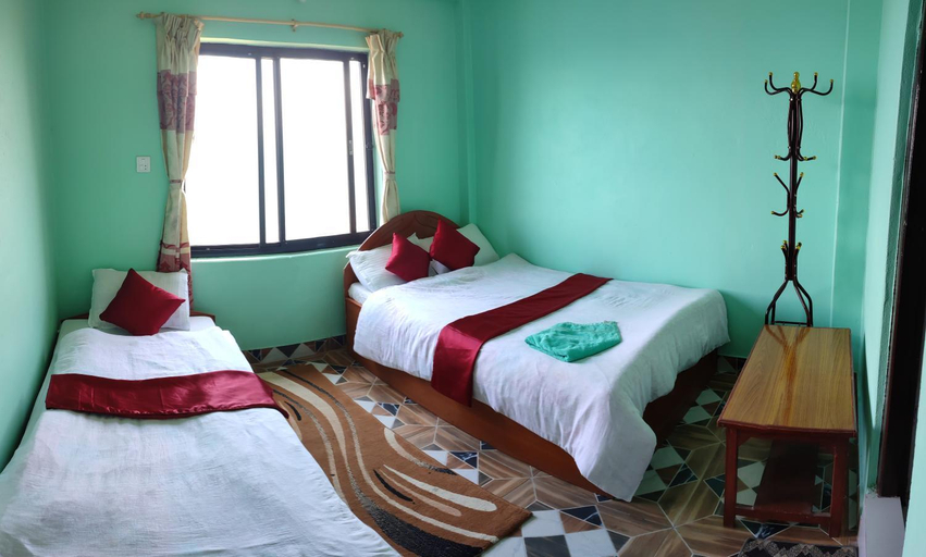 Bedroom 4, Sarangkot Hotel New Galaxy, Gandaki