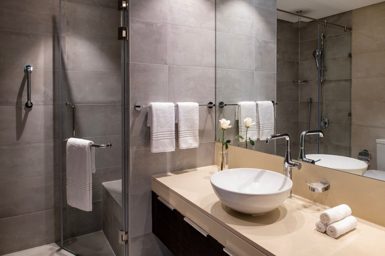 Bathroom 5, Marriott Executive Apartments Doha, Le Mirage City Walk, Doha