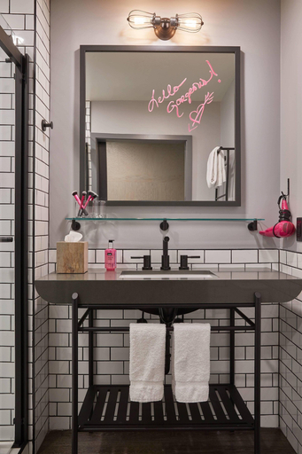 Bathroom 4, Moxy Atlanta Midtown, Atlanta