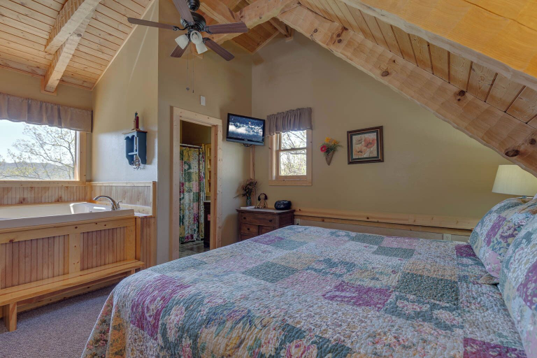 Bedroom 2, Sweet Surrender by Jackson Mountain Rentals, Sevier