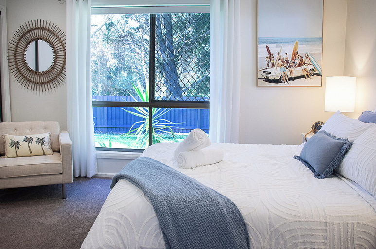 Bedroom 3, Noosa Heads Endless Summer Beach Retreat, Noosa - Noosa-Noosaville