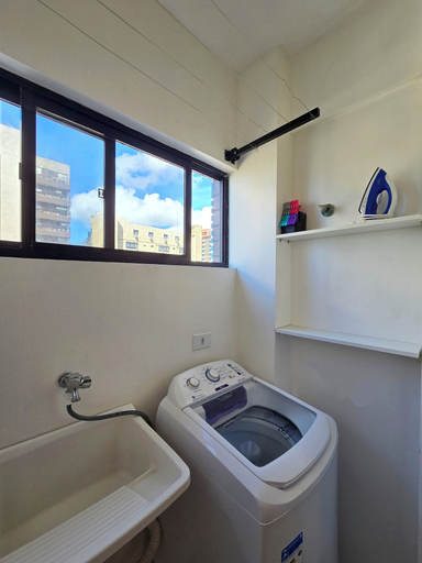 Bathroom 4, Apê Moderno com Ar, Wi-Fi e Vista Pro Mar, Maceió (capital)
