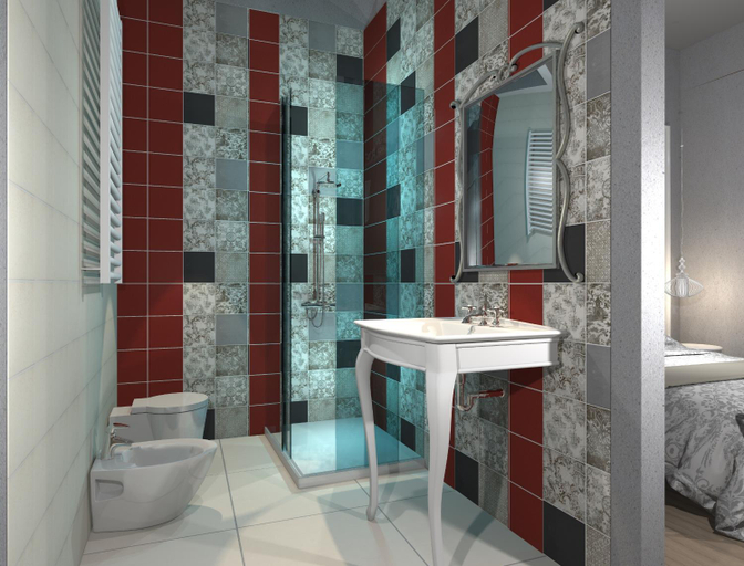 Bathroom 4, Zanhotel Regina, Bologna