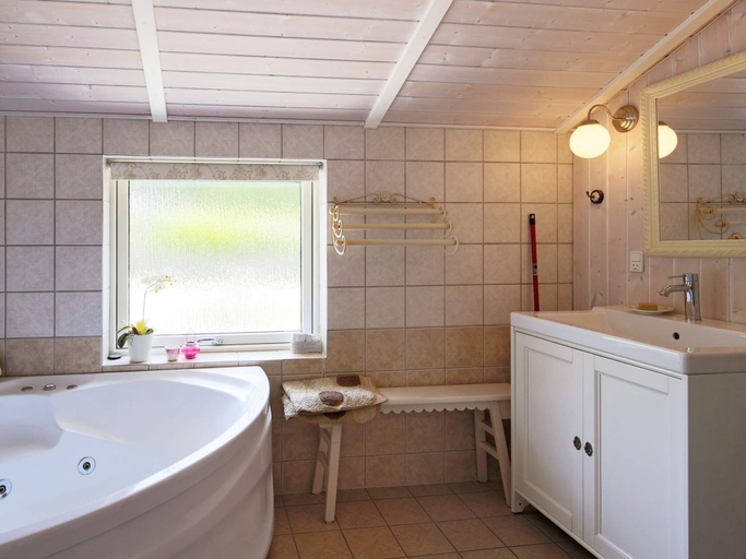 Bathroom, 4 Person Holiday Home in Follenslev, Kalundborg