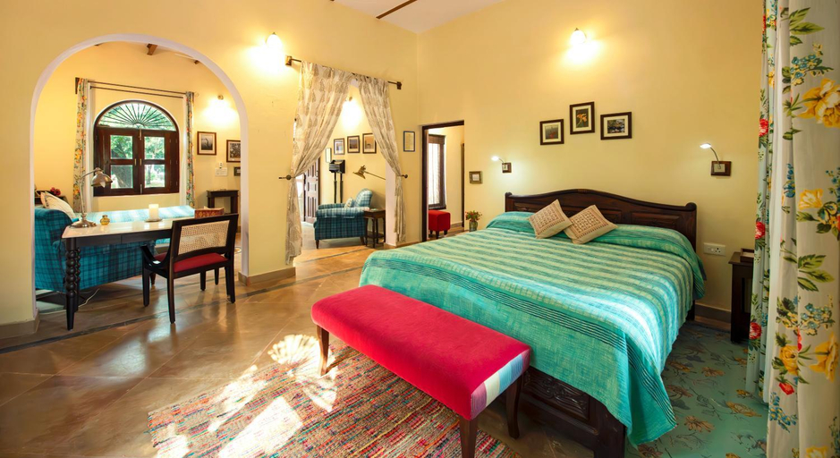 Bedroom 2, Mela Kothi - The Chambal Safari Lodge, Agra