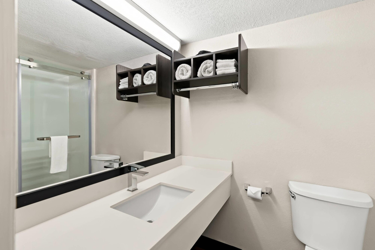 Bathroom 5, Quality Inn & Suites Dumas, Desha