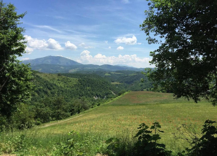 View from property 4, Timeless Holiday Home in Apecchio With Garden, Pesaro E Urbino