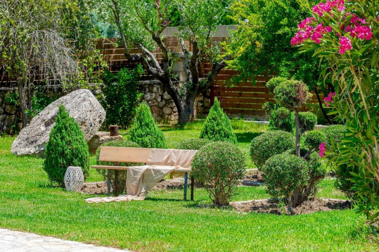 Garden, Scenic Villa in Pigadakia With Private Pool, Ionian Islands