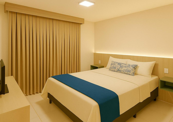 Bedroom 2, Mineir.INN - Riviera | Lazer com Piscinas 24h, Caldas Novas
