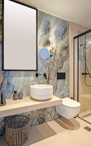 Bathroom 2, Sitovolonas Superior Accommodation, Peloponnese