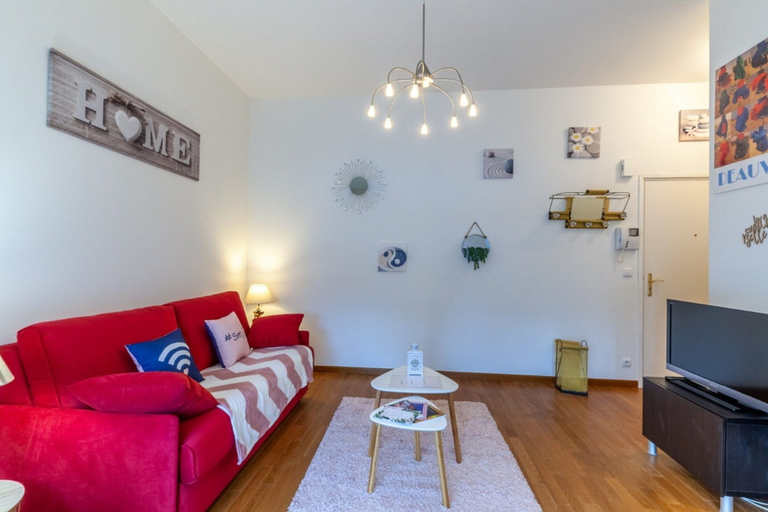 Living area 2, Cosy Studio - 2P - Port de Deauville, Calvados