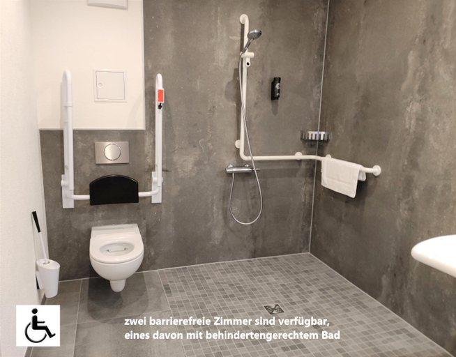 Bathroom 5, Hotel Am Gleis 1 - Self-Check-In, Oberallgäu