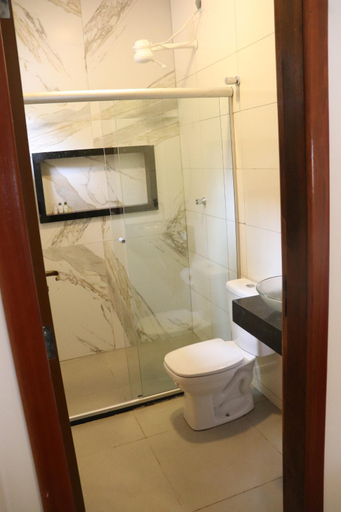 Bathroom, Hotel Villa Babacu, Jacobina