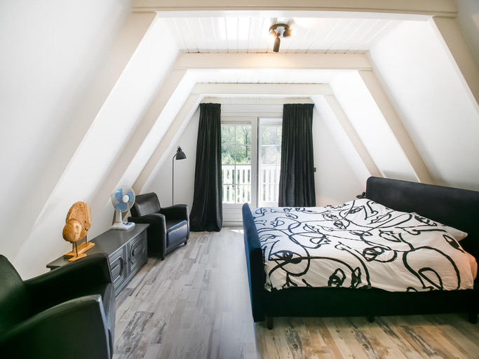 Bedroom 3, Villa in Drents-Friese Forest with Pool, Westerveld