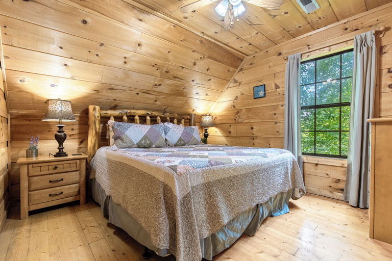 Bedroom 3, Sunset Lodge by Jackson Mountain Rentals, Sevier