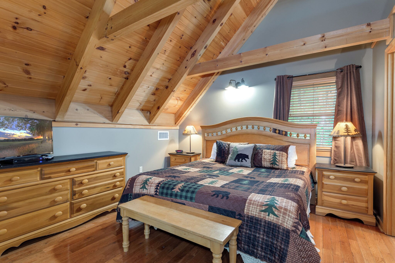 Bedroom 3, Above Ole Smoky's Clouds by Jackson Mountain Rentals, Sevier