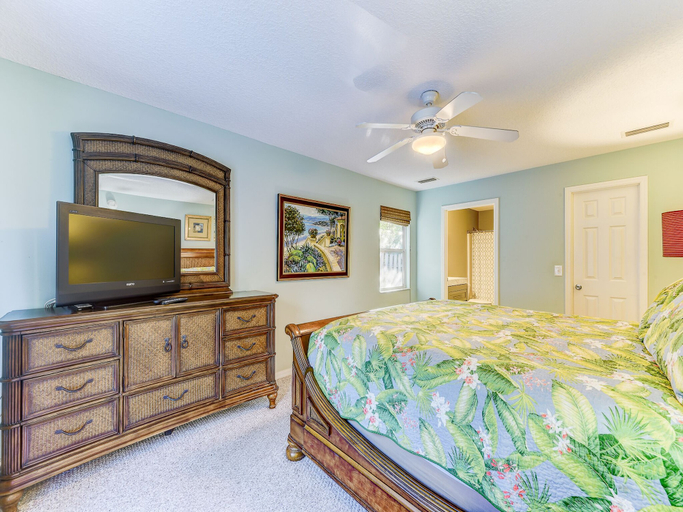 Bedroom 3, Avery's Beach Bungalow by Distinctive Beach Rentals, Saint Johns