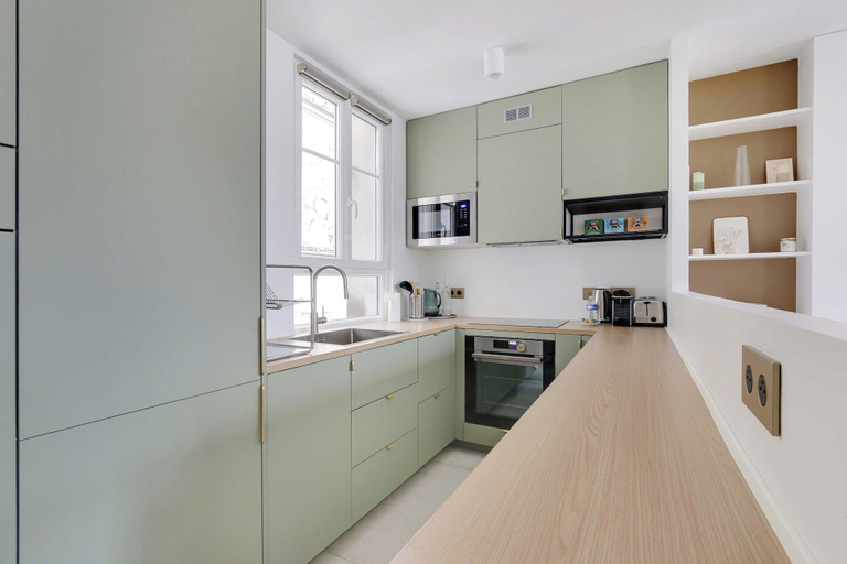 Private kitchen 2, Charming Studio - 2P - Canal, Paris